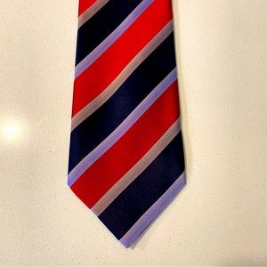 Silk Diagonal Striped Tie